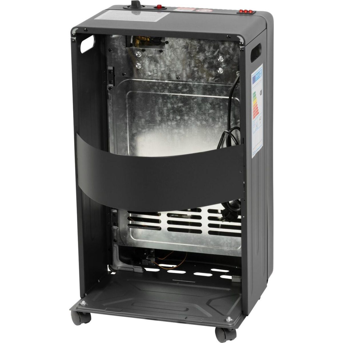 Incalzitor Pe Gaz, 2 In 1, Ventilator Electric, Aprindere Piezoelectrica, Cu Roti, Furtun, Regulator, 1.5-4.2 Kw, 110-305 G/H, Strend Pro - Imagine 7