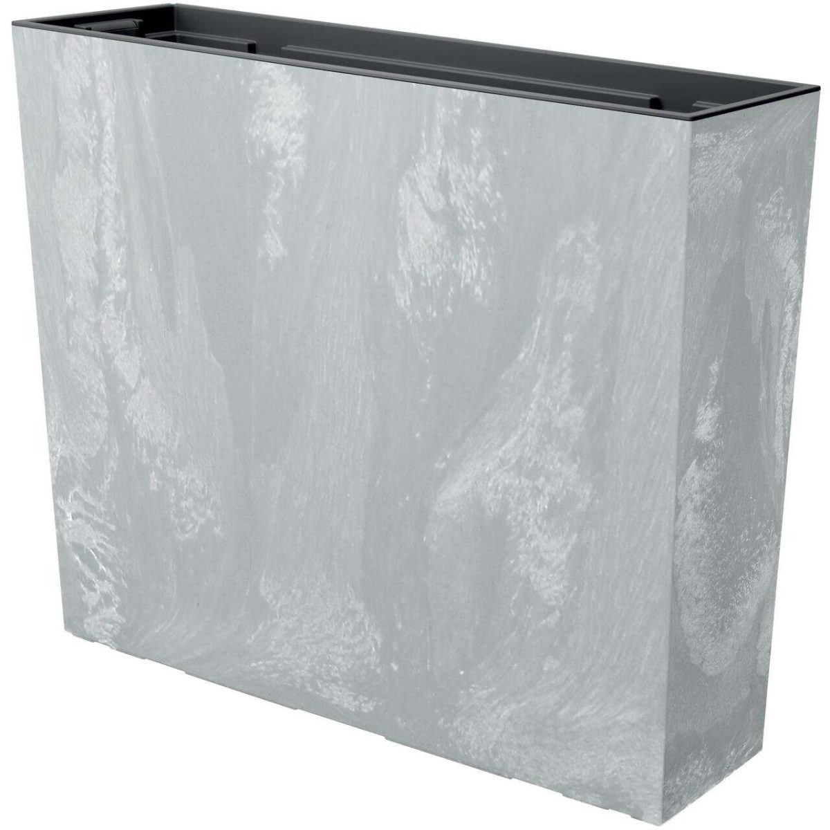 Jardiniera Decorativa, Urbi Case Beton Effect, 58X18X49.8 Cm, Gri Deschis, Prosperplast