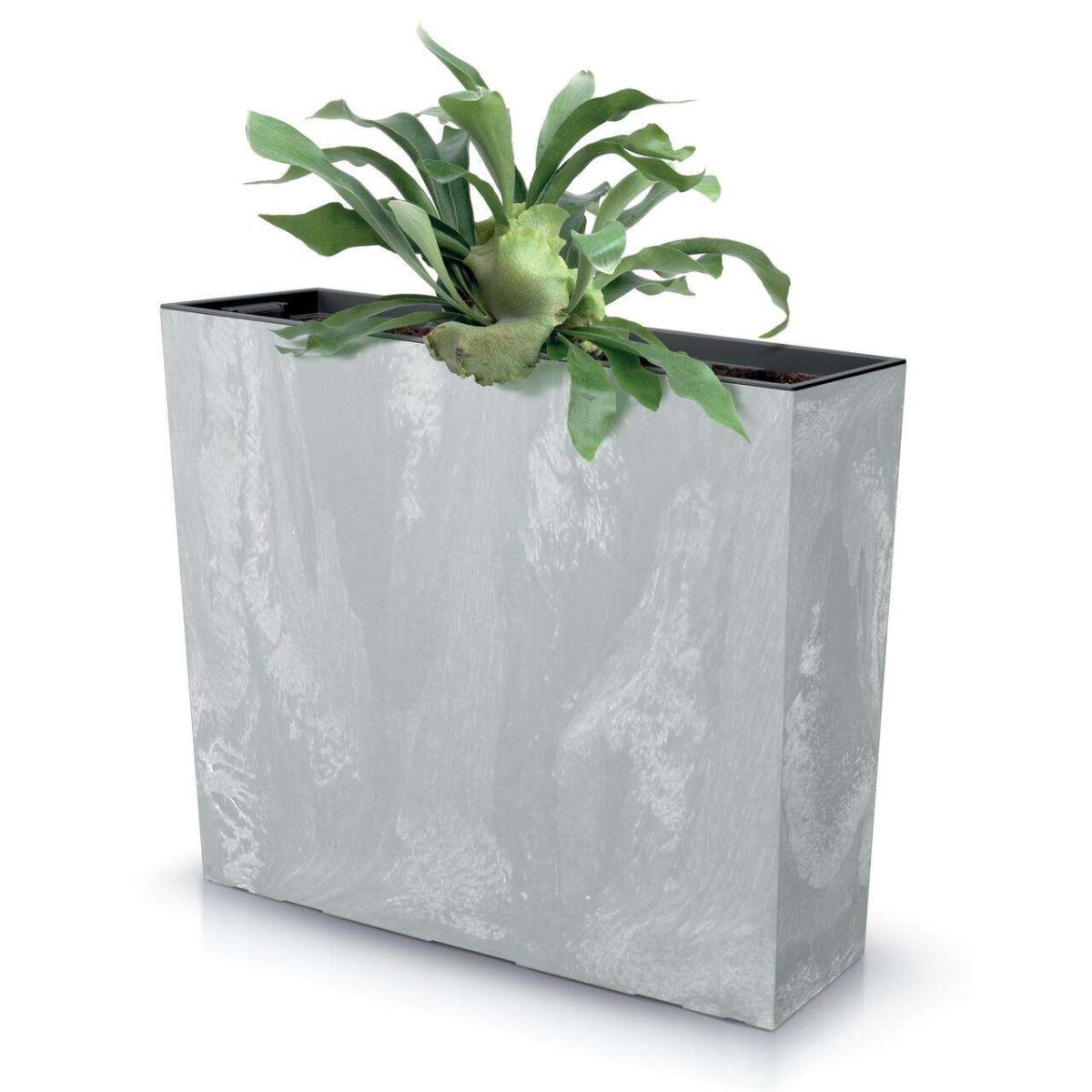 Jardiniera Decorativa, Urbi Case Beton Effect, 58X18X49.8 Cm, Gri Deschis, Prosperplast