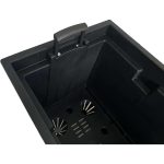 Jardiniera decorativa, Urbi Case Beton Effect, 58x18x49.8 cm, gri deschis, Prosperplast