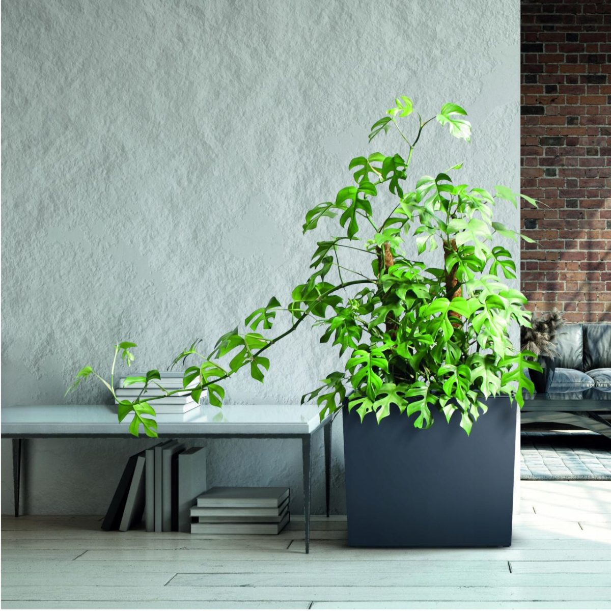 Jardiniera Decorativa, Antracit, 58X18X49.8 Cm, Urbi Case