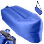 Saltea Autogonflabila Lazy Bag, 230 x 70cm, Bleumarin