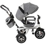 Tricicleta si Carucior pentru copii Premium TRIKE FIX V3 culoare Gri - imagine 6