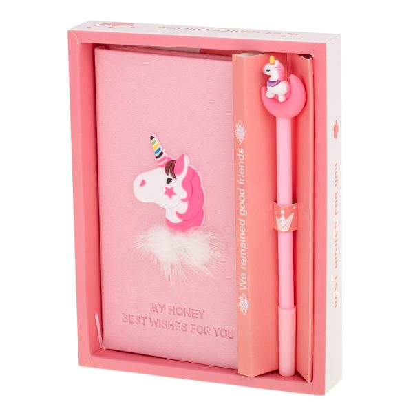 Set Cadou pentru Copii Caiet cu Unicorn