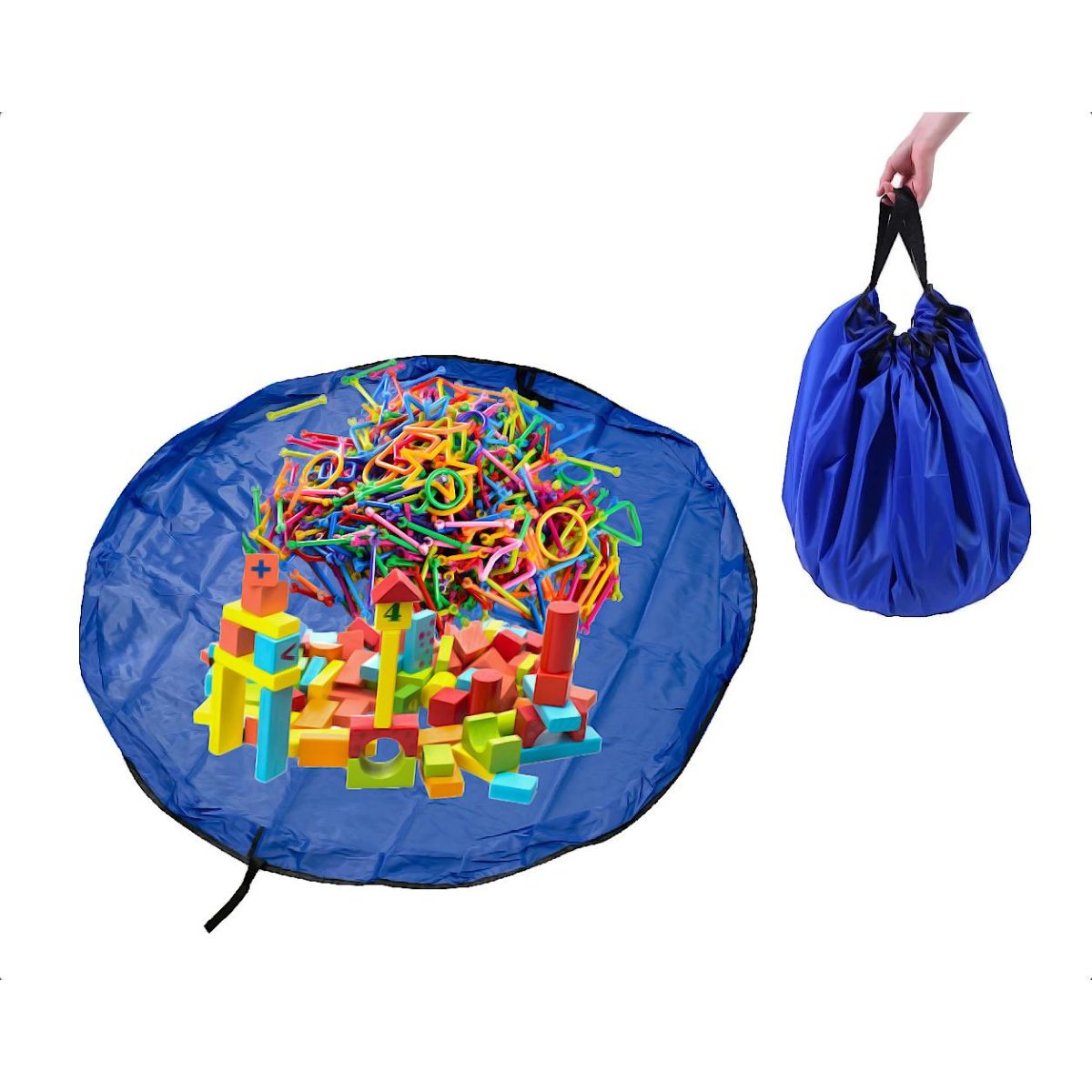 Covoras De Joaca Si Sac Pentru Jucarii, 2In1