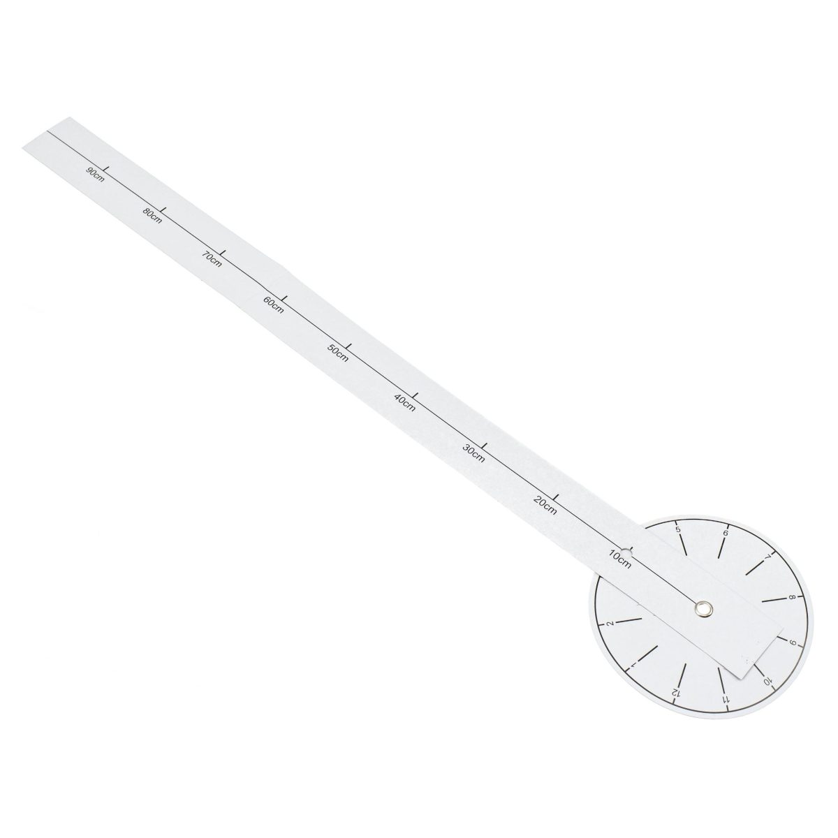 Ceas Mare De Perete Cu 12 Cifre Argintii, 80 - 120 Cm - Imagine 5