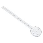 Ceas Mare de perete cu 12 cifre Argintii, 80 - 120 cm - imagine 5