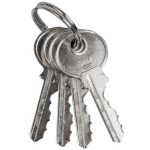 Lacat otel, cu tija lunga, 40 mm, 4 chei, Richmann