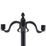 Lampa solara tip felinar pentru gradina, 3 LED, 51.5x47x182.5 cm - imagine 6