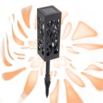 Set 4 lampi solare de gradina cu picior tip "Lampion" cu LED - imagine 8