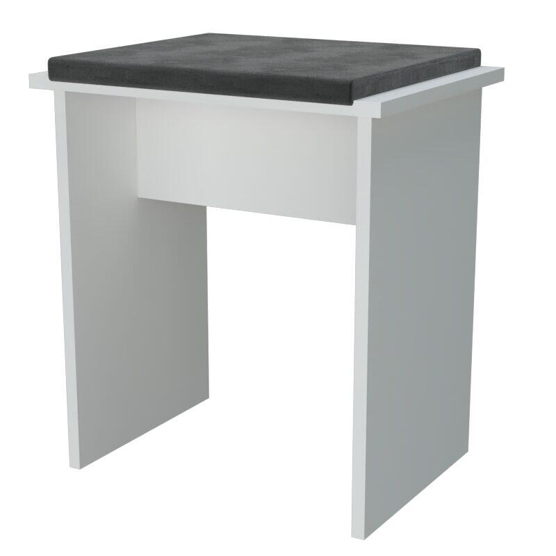 Masa de toaleta/machiaj, Antonia + taburet, alb, cu oglinda si LED-uri, 155x42x135 cm Masa de toaleta/machiaj, Antonia + taburet, alb, cu oglinda si LED-uri, 155x42x135 cm