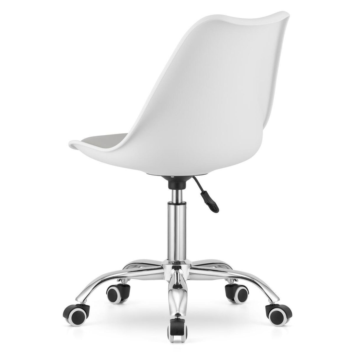 Masa De Toaleta/Machiaj + Scaun Alba, Alb, Cu Oglinda Si Led-Uri, Irina, 94X43X141 Cm - Imagine 3