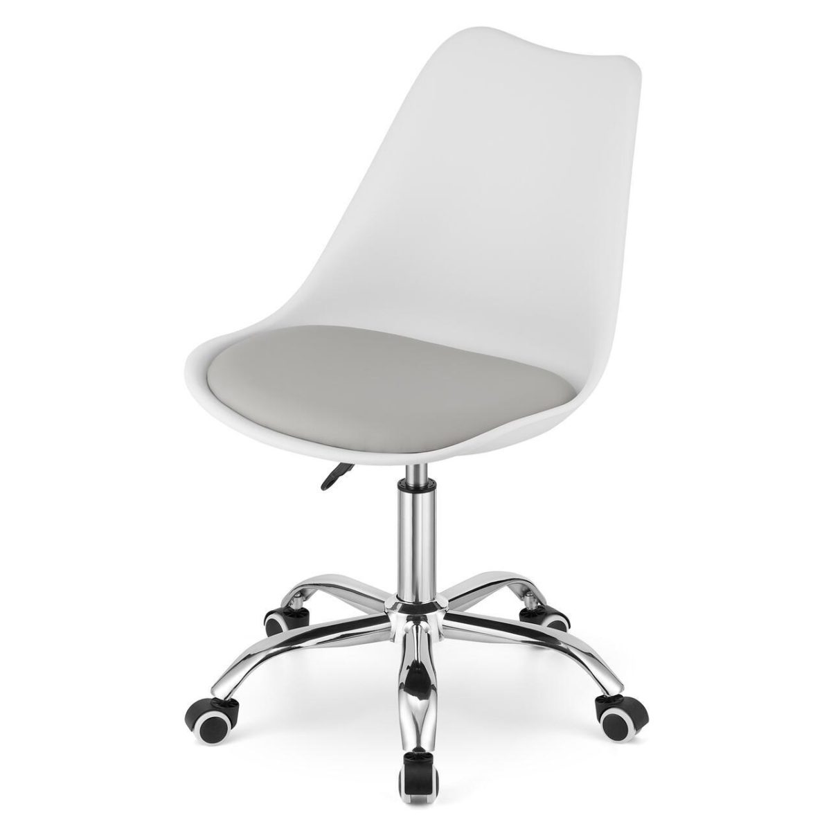 Masa De Toaleta/Machiaj + Scaun Alba, Alb, Cu Oglinda Si Led-Uri, Irina, 94X43X141 Cm - Imagine 4