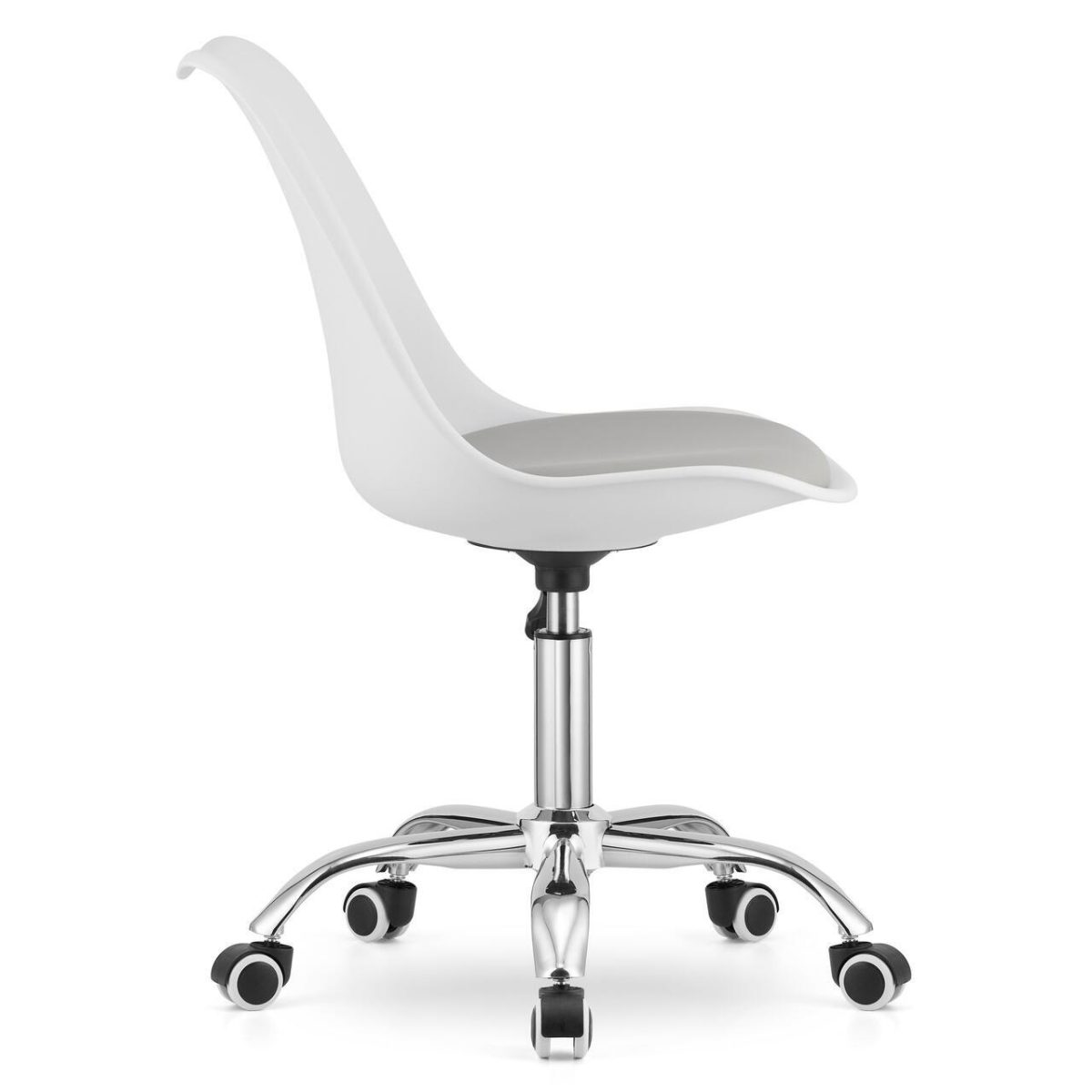 Masa De Toaleta/Machiaj + Scaun Alba, Alb, Cu Oglinda Si Led-Uri, Irina, 94X43X141 Cm - Imagine 6