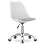 Masa de toaleta/machiaj + scaun Alba, alb, cu oglinda si LED-uri, Irina, 94x43x141 cm - imagine 7