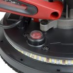 Masina de slefuit pereti/tavan, cap flexibil, cu LED-uri, 900 W, 215 mm, Worcraft - imagine 7