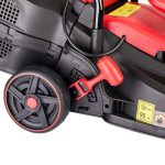 Masina de tuns iarba, gazon, electrica, motor fara perii, cu 2 acumulatori 4 Ah, incarcator, 2x20V Li-ion, 32 cm, Worcraft