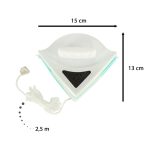 Unealta de spalat geamuri pe ambele fete, cu magnet, lavete si snur de siguranta - imagine 5