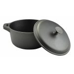 Oala de fonta cu capac, 5.2 L, Perfect Home