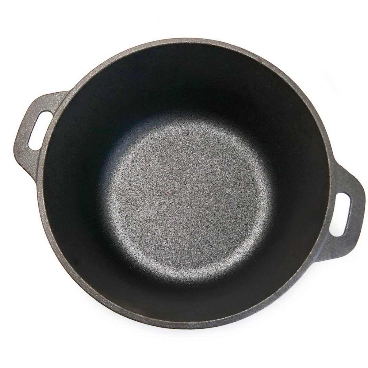 Oala De Fonta Cu Capac, Lingura De Lemn, 7 L, Perfect Home