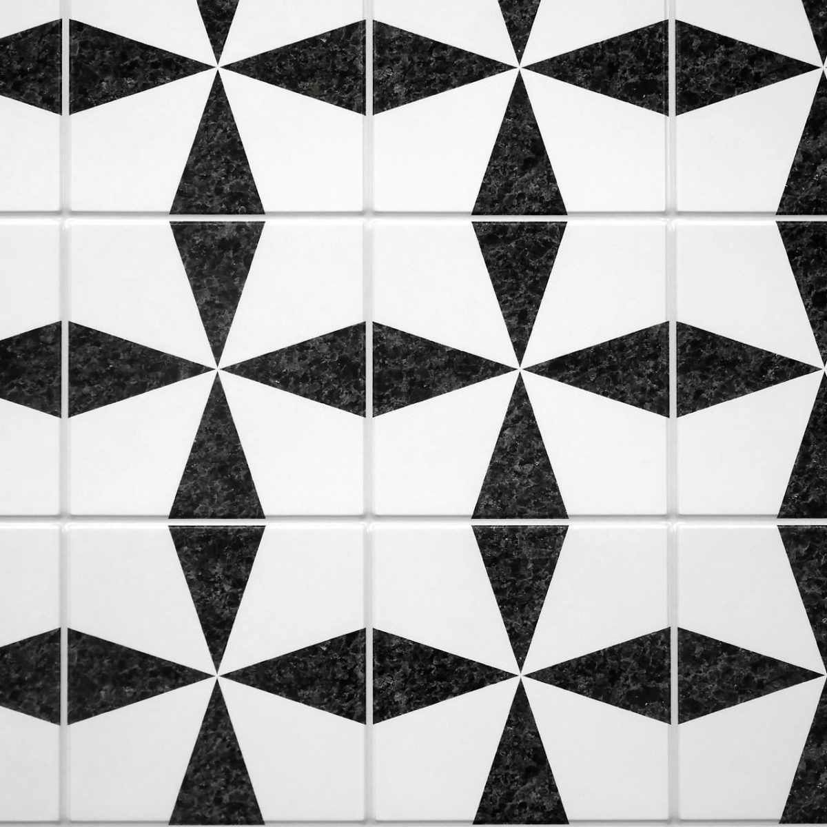 Panou Decorativ, Pvc, Model Marmura, Abstract, Alb Si Negru, 96X48.5Cm