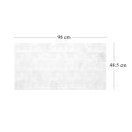 Panou decorativ, PVC, model marmura, gri, 96×48.5 cm