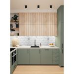 Panou decorativ, PVC, model marmura, gri, 96x48.5 cm