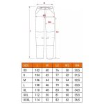 Pantaloni de lucru, poliester, bumbac, intariri genunchi, model Mix&Match, gri, marimea M/50, NEO - imagine 11