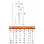 Pantaloni de lucru, bumbac, poliester, intariri genunchi, model Mix&Match, negru, marimea M/50