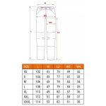 Pantaloni de lucru, bumbac, poliester, intariri genunchi, model Mix&Match, gri, marimea M/50, NEO