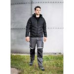 Pantaloni de lucru, bumbac, poliester, intariri genunchi, model Mix&Match, gri, marimea L/52, NEO - imagine 7