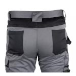 Pantaloni de lucru, bumbac, poliester, intariri genunchi, model Mix&Match, gri, marimea L/52, NEO - imagine 6