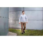 Pantaloni de lucru, bumbac si poliester, model Mix&Match, maro, marimea M/50, NEO - imagine 10