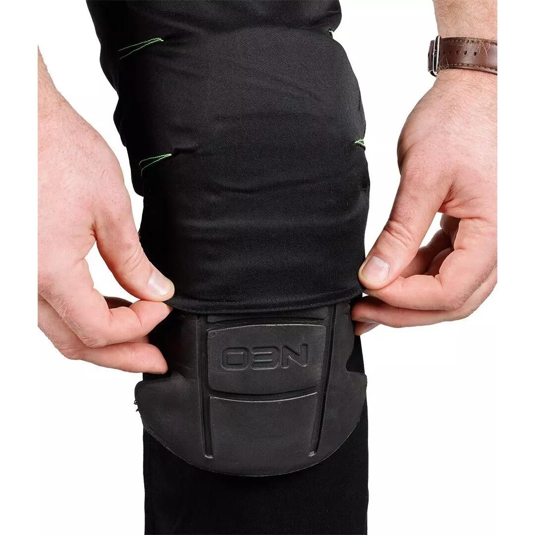 Pantaloni-de-lucru-bumbac-si-poliester-cu-intariri-pentru-genunchi-model-Mix-Match-negru-marimea-XXL-56-NEO-4_square Pantaloni de lucru, bumbac si poliester, cu intariri pentru genunchi, model Mix&Match, negru, marimea XXL/56, NEO - imagine 4