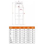 Pantaloni de lucru, bumbac si poliester, model Mix&Match, negru, marimea L/52, NEO