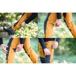 Pantaloni de lucru, elastici, nylon, model Outdoor, galben mustar, marimea M/50, NEO - imagine 3