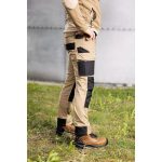 Pantaloni de lucru, poliester si bumbac, cu intariri pentru genunchi, model Mix&Match, bej, marimea XXL/56, NEO - imagine 8
