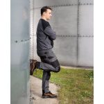 Pantaloni de lucru, poliester si bumbac, cu intariri pentru genunchi, model Mix&Match, gri, marimea XXL/56, NEO