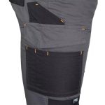 Pantaloni de lucru, poliester si bumbac, cu intariri pentru genunchi, model Mix&Match, gri, marimea XXL/56, NEO - imagine 4