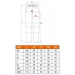 Pantaloni de lucru, reflectorizanti, negru si galben, model Hi-Vis, marimea XL/54, NEO - imagine 8