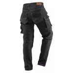 Pantaloni de lucru tip blugi, NEO, model Denim, negru, marimea S/48