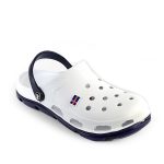 Papuci/saboti, clogs, pentru barbati, spuma EVA, alb si albastru inchis, marimea 43, Jose Amorales - imagine 4
