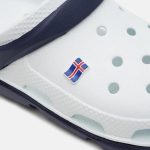 Papuci/saboti, clogs, pentru barbati, spuma EVA, alb si albastru inchis, marimea 43, Jose Amorales - imagine 10
