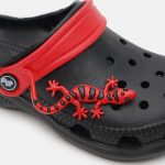 Papuci/saboti, clogs, pentru copii, spuma EVA, negru si rosu, marimea 24, Jose Amorales