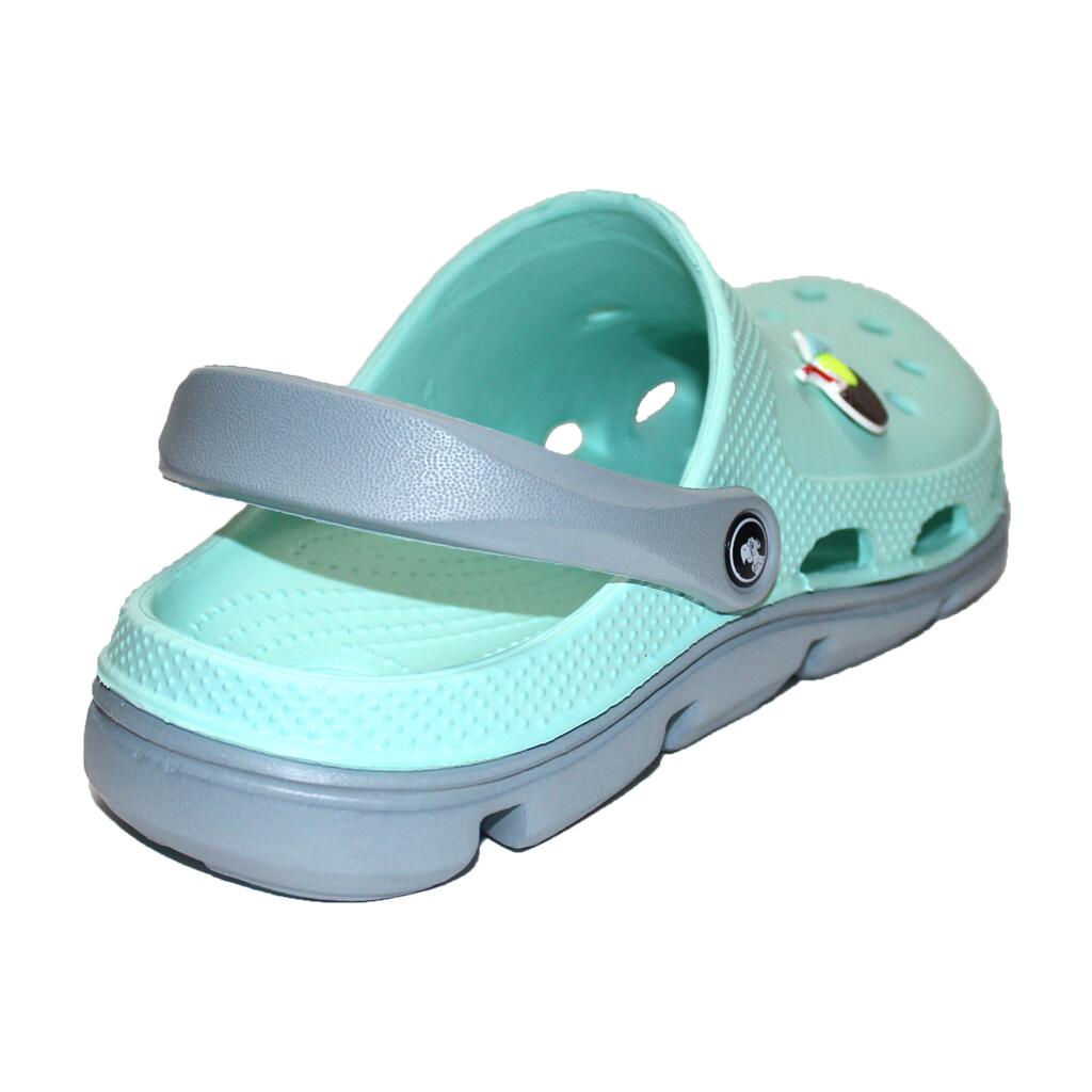 Papuci/saboti, clogs, pentru femei, spuma EVA, gri si turcoaz, marimea 37, Jose Amorales Papuci/saboti, clogs, pentru femei, spuma EVA, gri si turcoaz, marimea 37, Jose Amorales