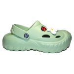 Papuci/saboti, clogs, pentru femei, spuma EVA, verde oliv deschis, marimea 38, Jose Amorales - imagine 5