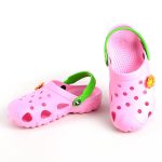 Papuci/saboti, clogs, pentru copii, spuma EVA, roz si verde, marimea 24, Jose Amorales