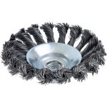 Perie sarma otel, tip cupa, cu toroane, M14, 100 mm, Richmann