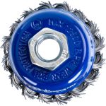 Perie sarma otel, tip cupa, cu toroane, M14, 65 mm, Richmann  - imagine 4