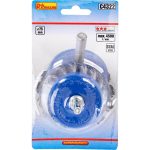 Perie sarma otel, tip cupa, cu toroane, tija, 75 mm, Richmann 